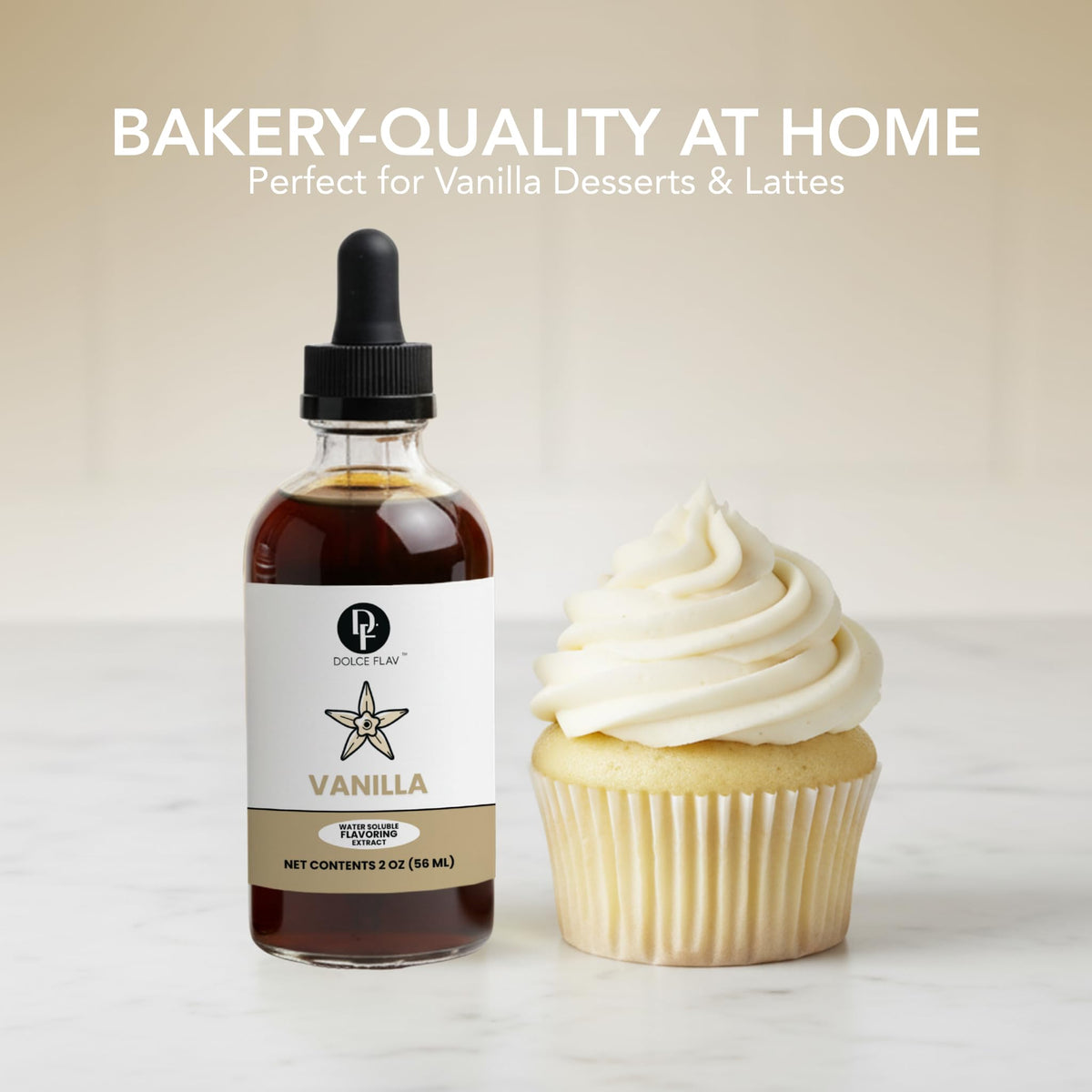 Dolce Flav vanilla in yogurt or smoothie for a vanilla lift.
