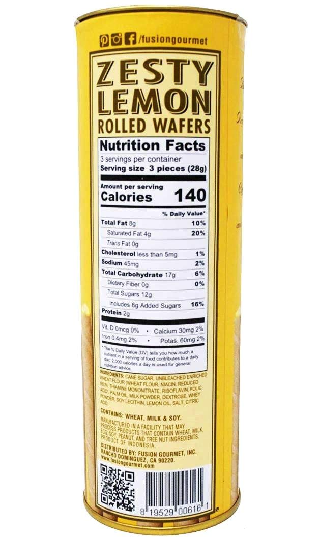 Close-up view of crisp, zesty lemon wafers highlighting texture and color.