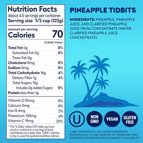 Dole 4 oz 4-pack portable snack for on-the-go use.
