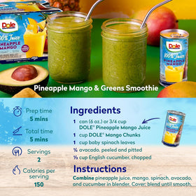 Dole label shows added vitamin C and natural flavors