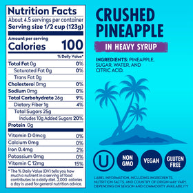 Dole crushed pineapple pairs with cottage cheese for quick snacks