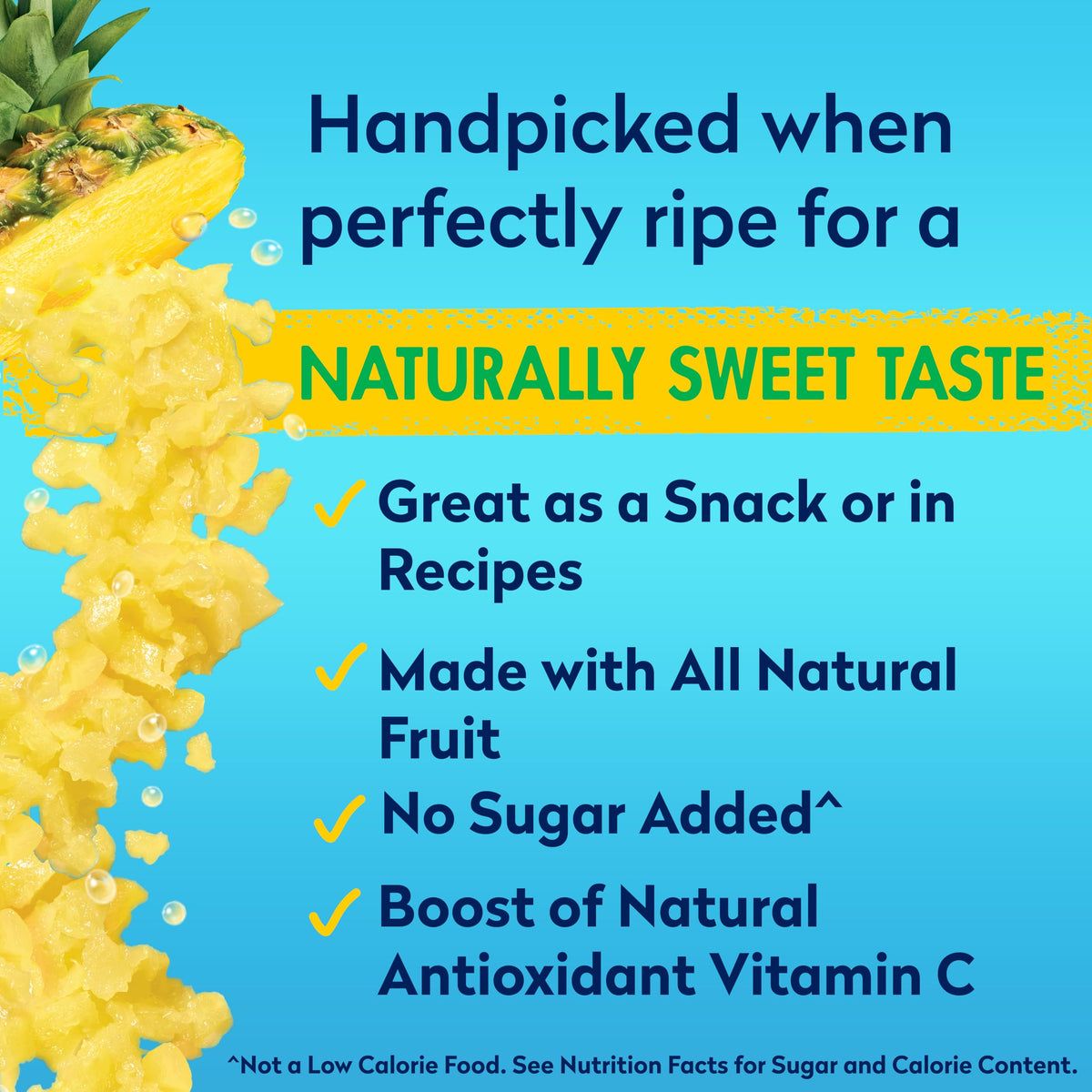 Dole crushed pineapple can being opened, ready for easy toppings.