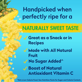 Dole crushed pineapple can being opened, ready for easy toppings.