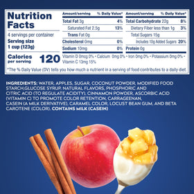 Dole Parfait cup with apples and creme—perfect school snack, low-fat and vitamin C rich.