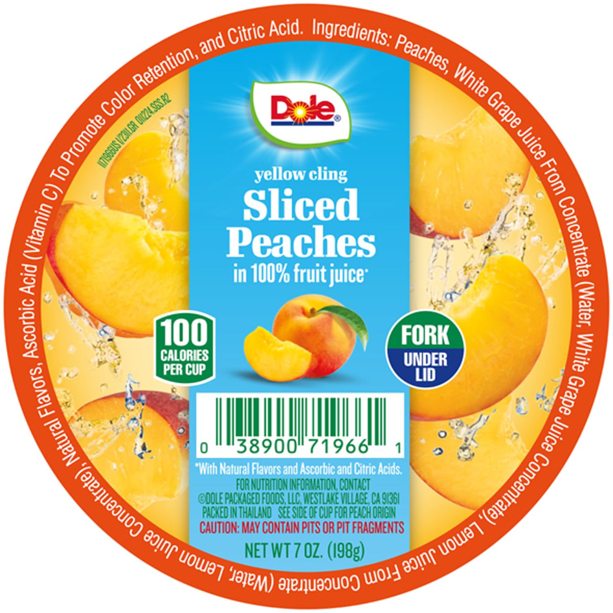 Dole fruit bowls in lunchbox for school or work