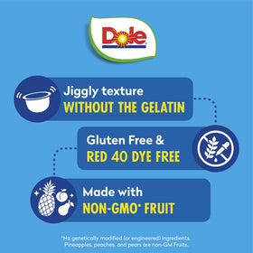 Dole Fruit Bowls mixed fruit in black cherry gel cup ideal for school meals