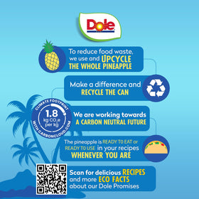 Dole lunchbox-ready fruit offering wholesome, convenient snack.