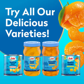 Dole mandarin oranges pantry storage jar ready for snack time.