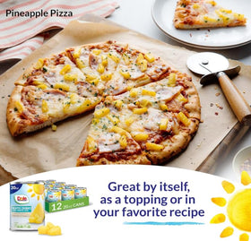 Dole pineapple chunks, tropical flavor and vibrant color for bowls.
