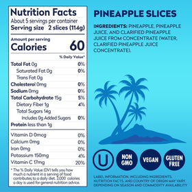 Dole pineapple slices no added sugar deliver fruity flavor without extras.