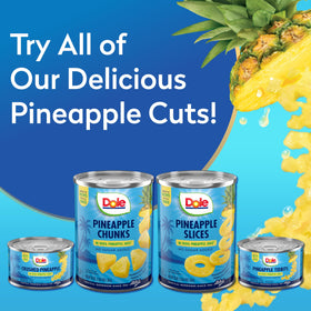 Dole 8-ounce cans, pantry-friendly snack option for busy days.