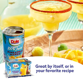 Dole bottle with ice suggests a refreshing tropical break