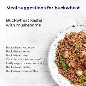 DOMA buckwheat salad bowl highlighting a protein-rich side dish.