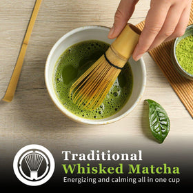 DoMatcha hot matcha tea poured into a cup with inviting aroma.