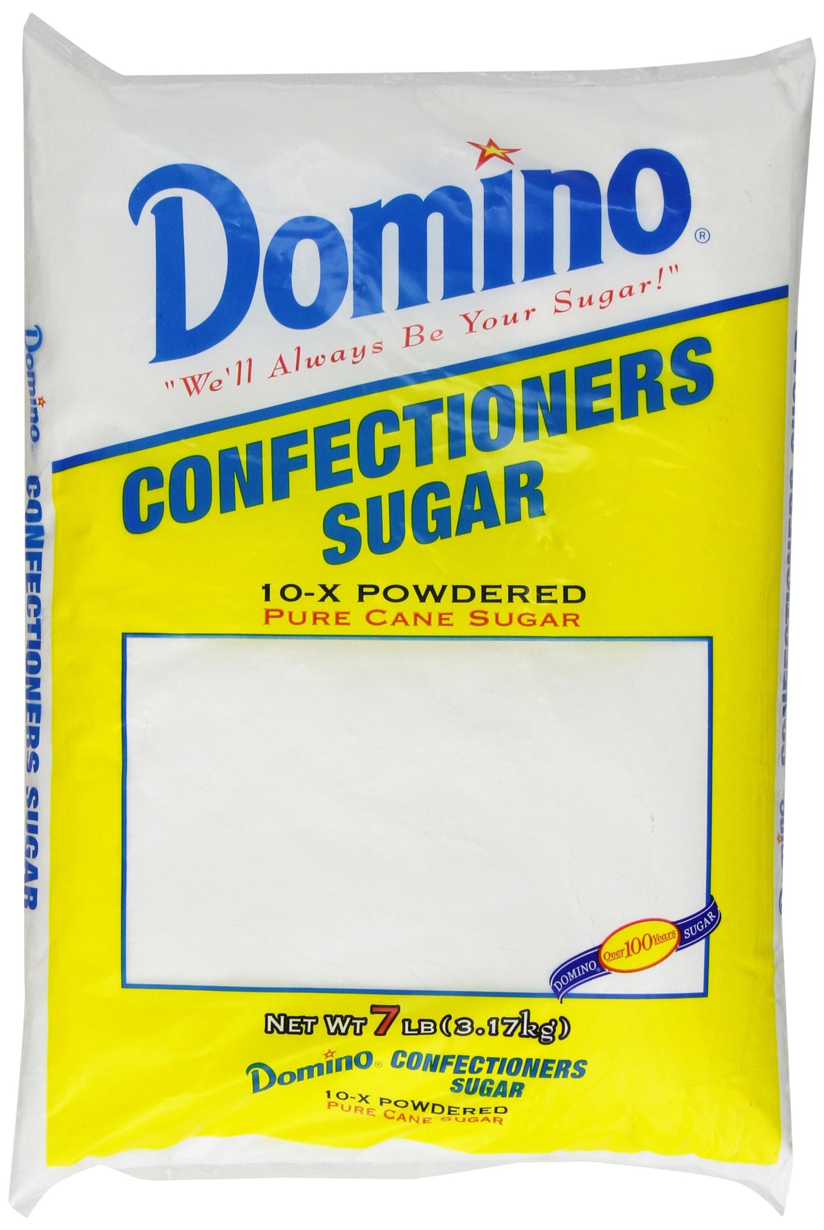 Domino Pure Cane Confectioners Sugar 7lb bag for baking and dusting