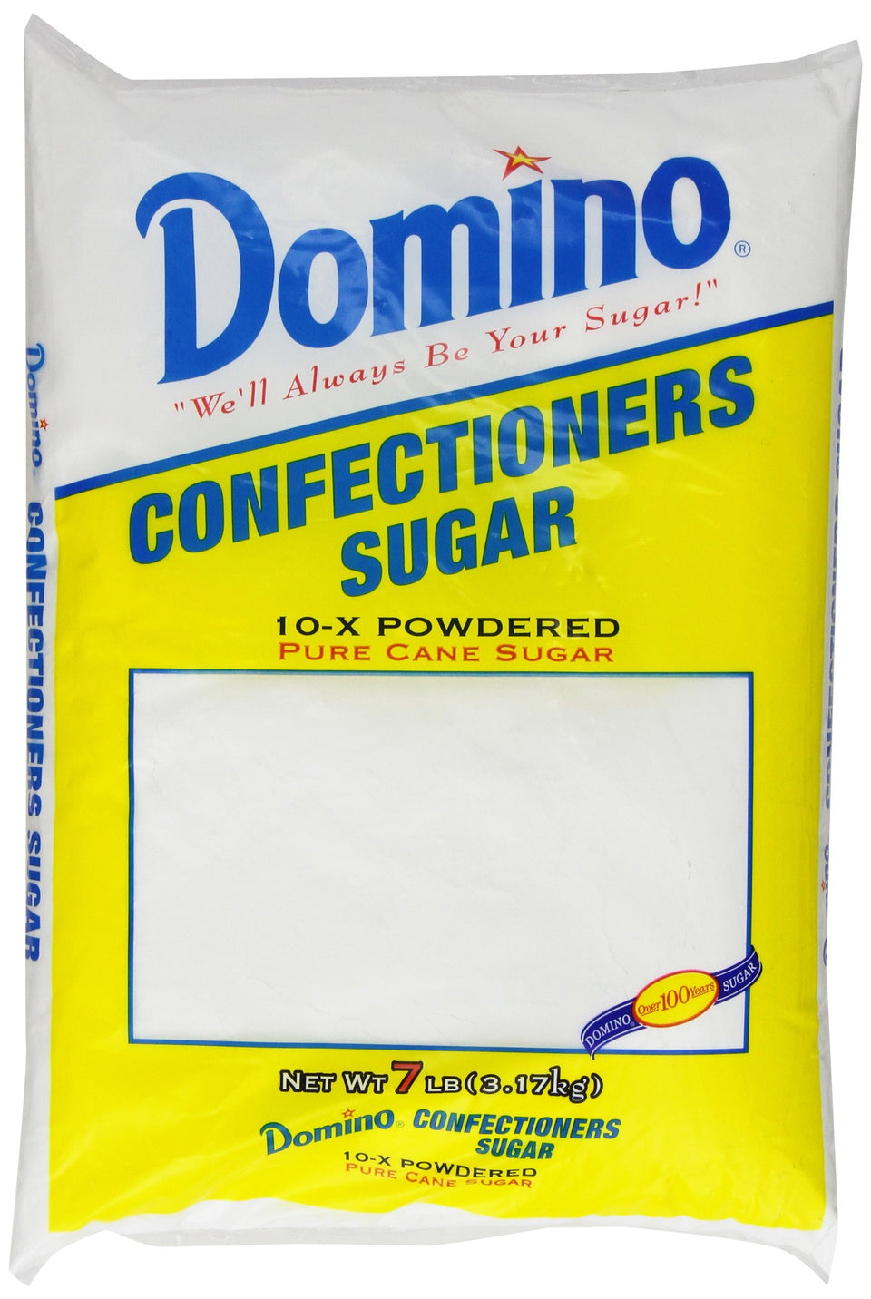 Domino Pure Cane Confectioners Sugar 7lb bag for baking and dusting