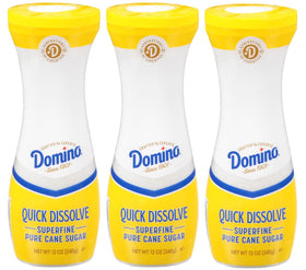 Domino Quick Dissolve Sugar flip-top lid for easy pouring and mess-free use.