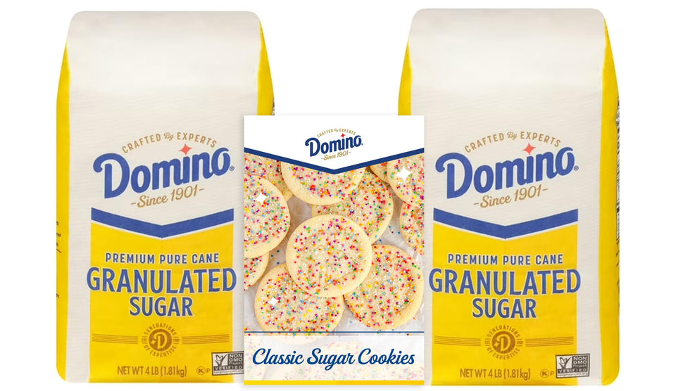 Domino sugar 4lb bag ready for everyday baking and sweetening