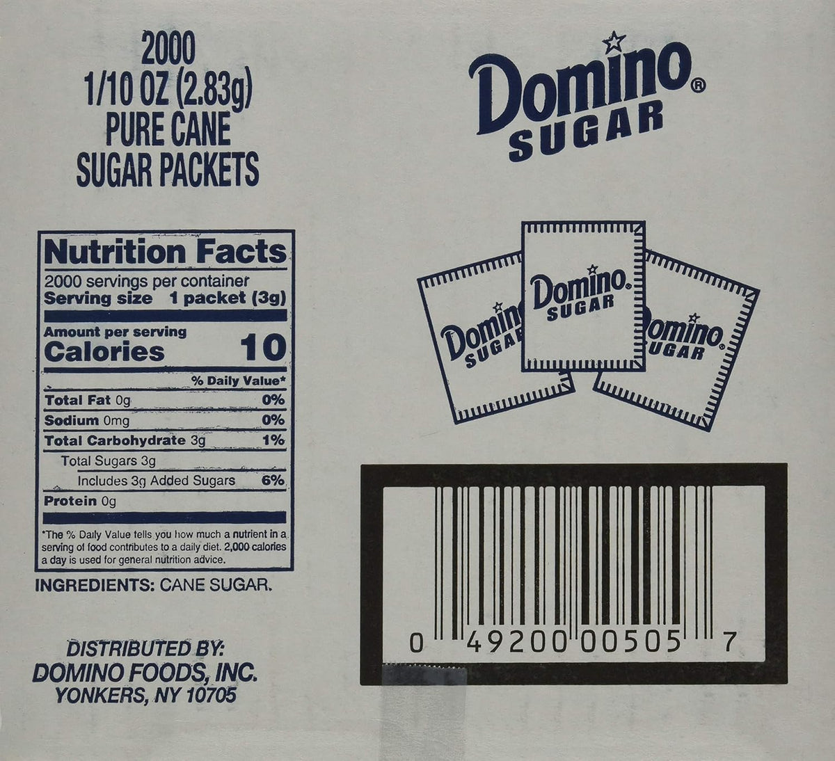Office break room setup with Domino sugar packets for easy use.
