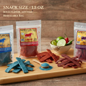 Don Beto's Carne Seca Fuego jerky with bold flavor for spice lovers.