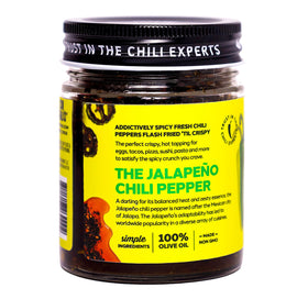 Don Chilio Mild Jalapeño Chile Crisp on nachos delivers mild heat and crunch.