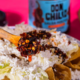Don Chilio Smoky Salsa Macha apple pie finish for surprising twist