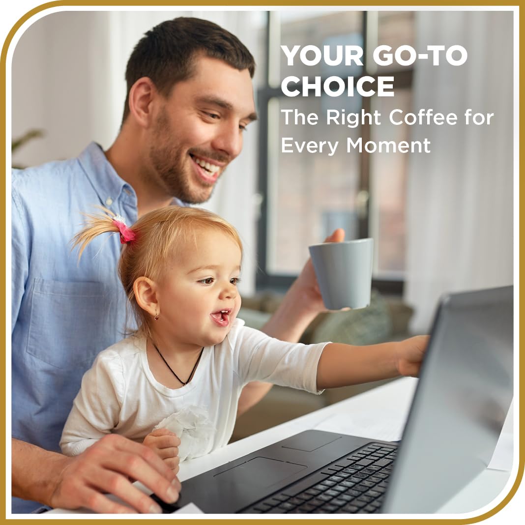 A cup of Don Francisco's Caramel Spiced Rum Coffee showcases caramel notes and a smooth finish.