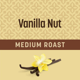 A rich vanilla-nut aroma image for Don Francisco's Vanilla Nut coffee.