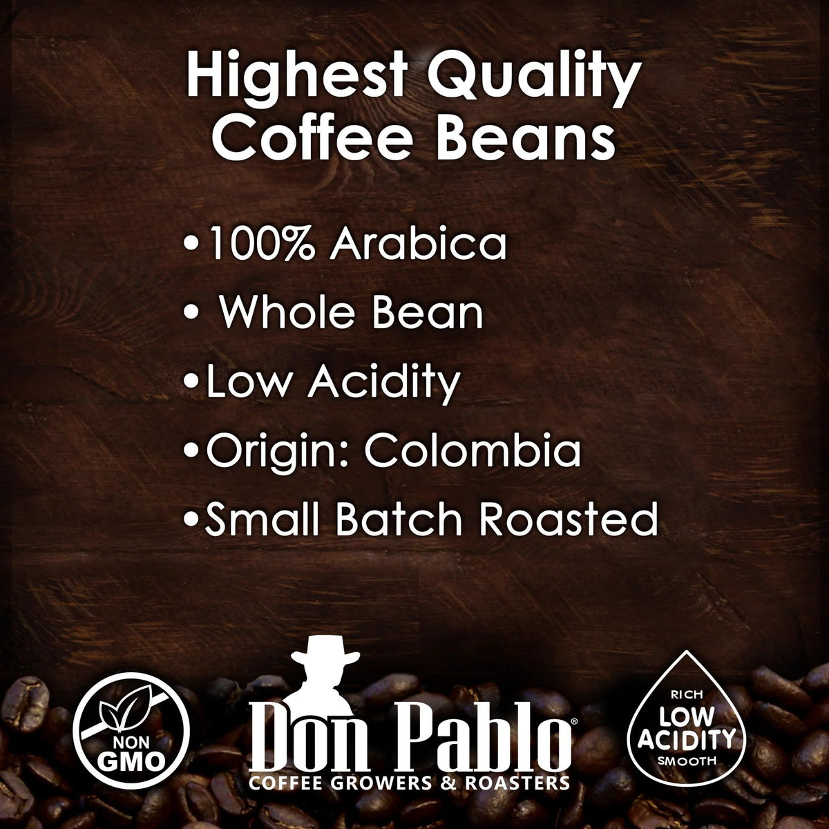 Cafe Don Pablo ground coffee prepared for pour-over extraction.