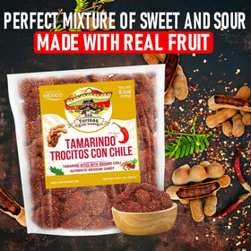 Don Turinos Tamarindo chewy bites ready for on-the-go snacking.