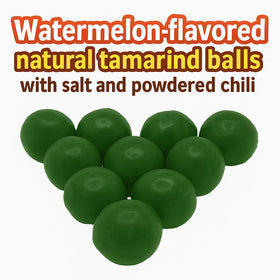DON TURINOS Tamarindo Dots mango flavor close-up with glossy coating.