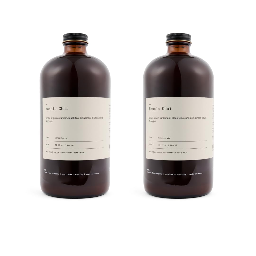 DONA Original Masala Chai Concentrate bottle ready for quick home prep