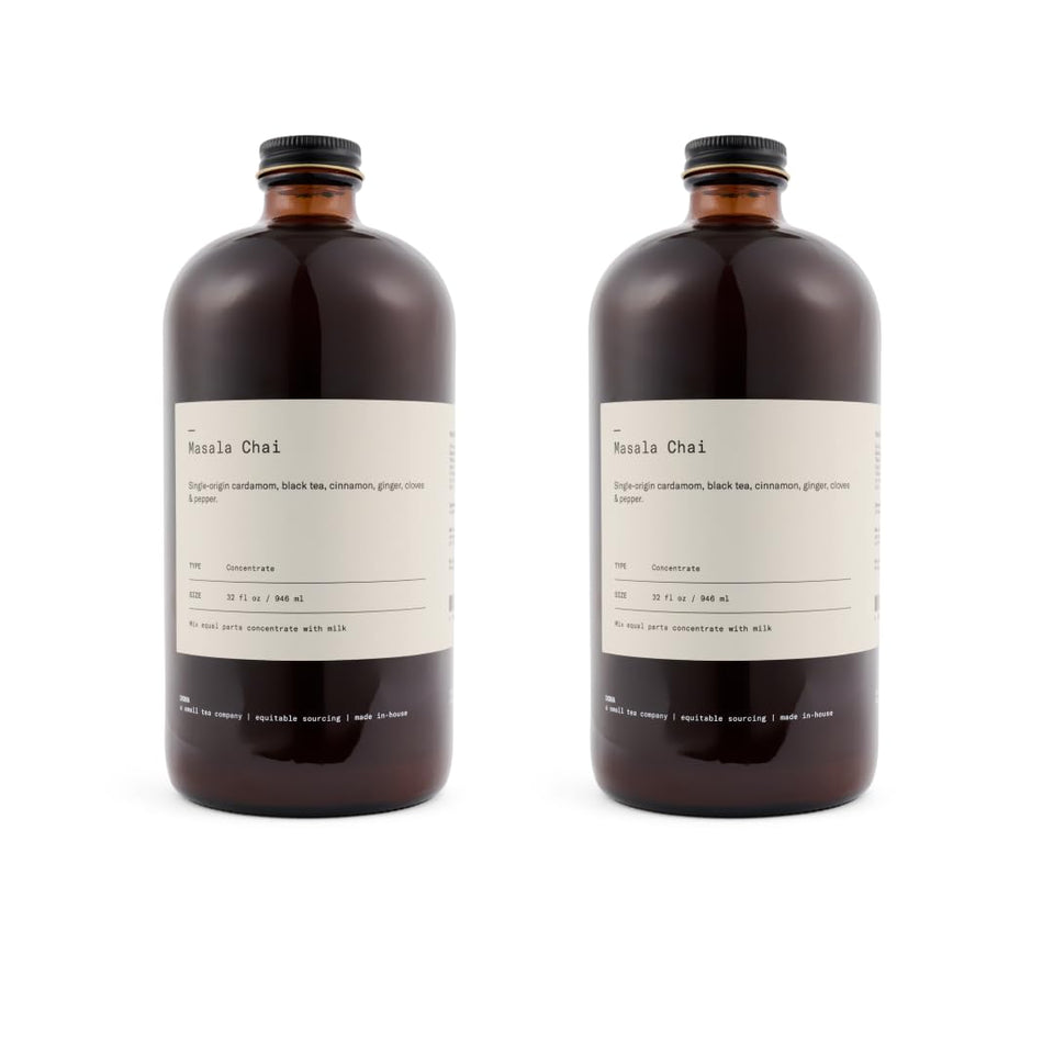 DONA Original Masala Chai Concentrate bottle ready for quick home prep