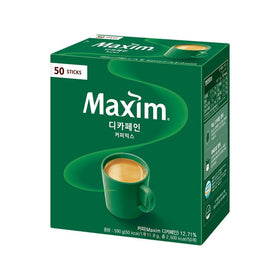Dongsuh Maxim Decaf Coffee Mix kitchen scene highlighting simple preparation