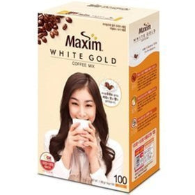 Dongsuh Maxim White Gold coffee mix sachet for a quick aromatic morning boost.