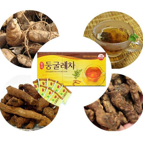 Dongsuh Solomons Seal tea ingredients highlight dried herbs for a soothing caffeine-free experience.