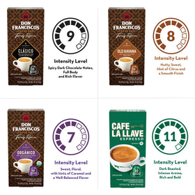 Don Francisco's Organico pod—balanced, sweet espresso from organic beans.