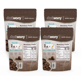 Don't Worry Quinoa Bites show crisp quinoa texture, a light snack.