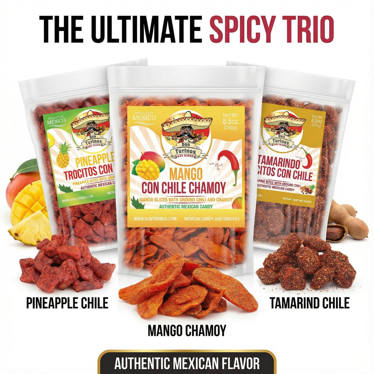 Don Turinos resealable bag ready for travel and everyday snacking