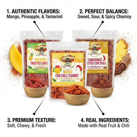 Don Turinos soft chewy fruit candies featuring real dried fruit