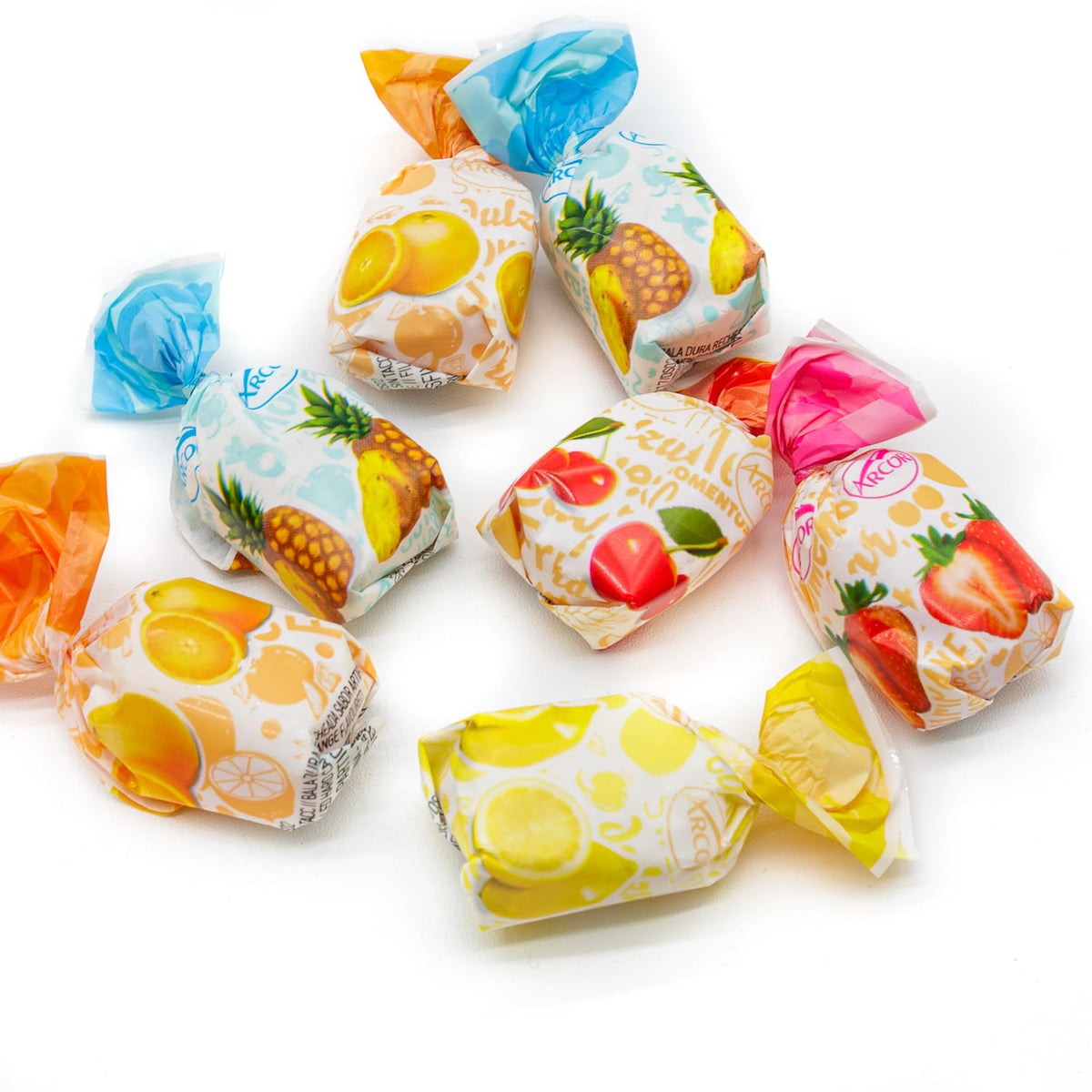 Donty-Tonty Arcor orange flavored candy color pop
