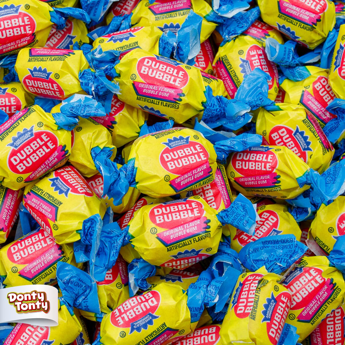 Donty-Tonty Bubble Gum Original 2lb bulk bag showing value and shareability