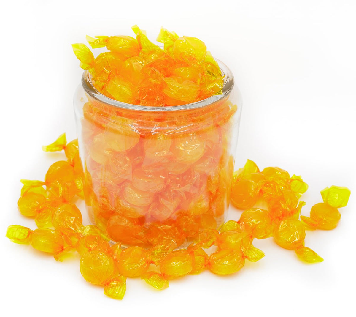 Donty-Tonty Butterscotch Discs in transparent packaging protect freshness while easy to store