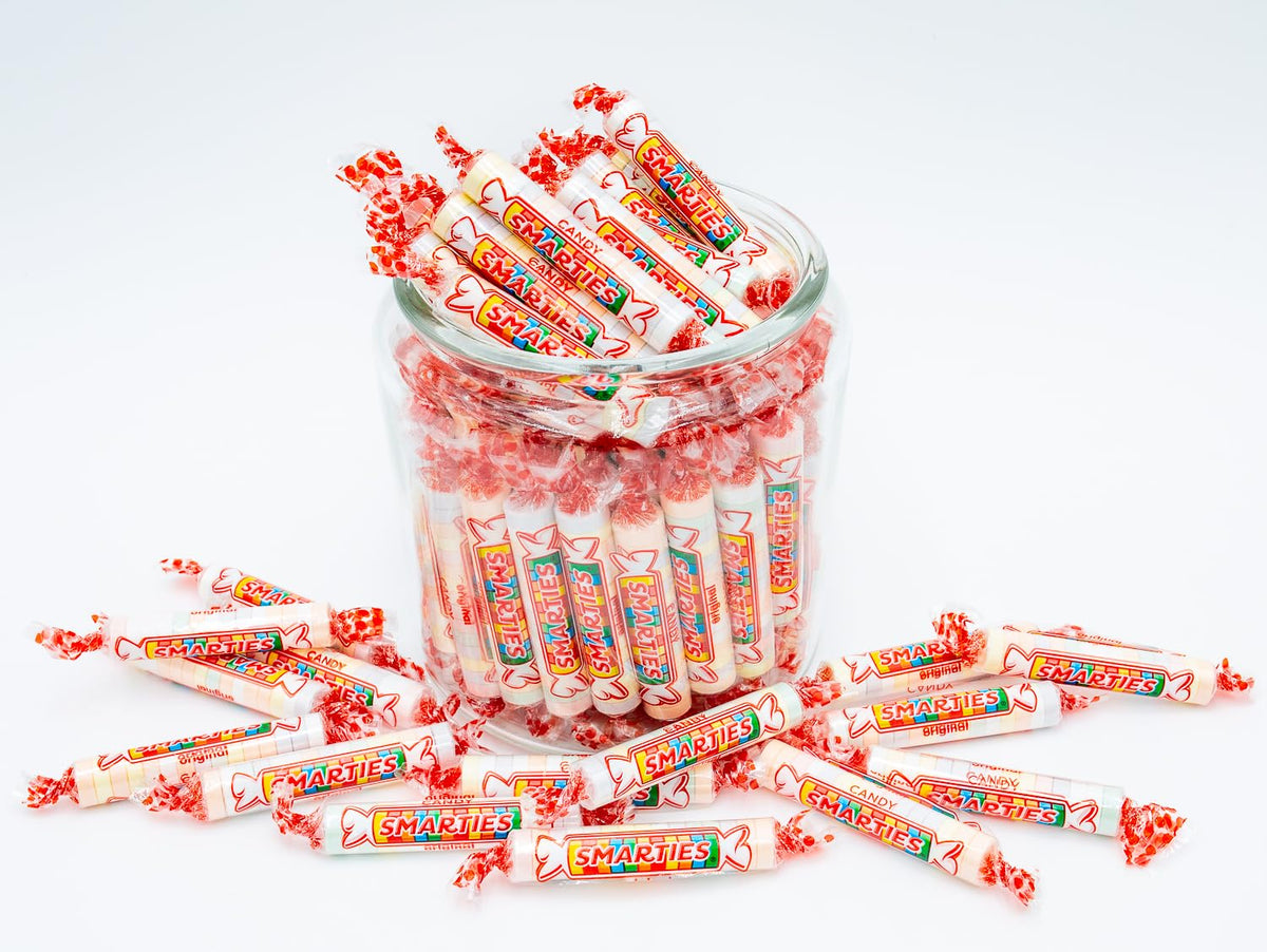 Individually wrapped candy rolls keep portions clean and handy on the go.