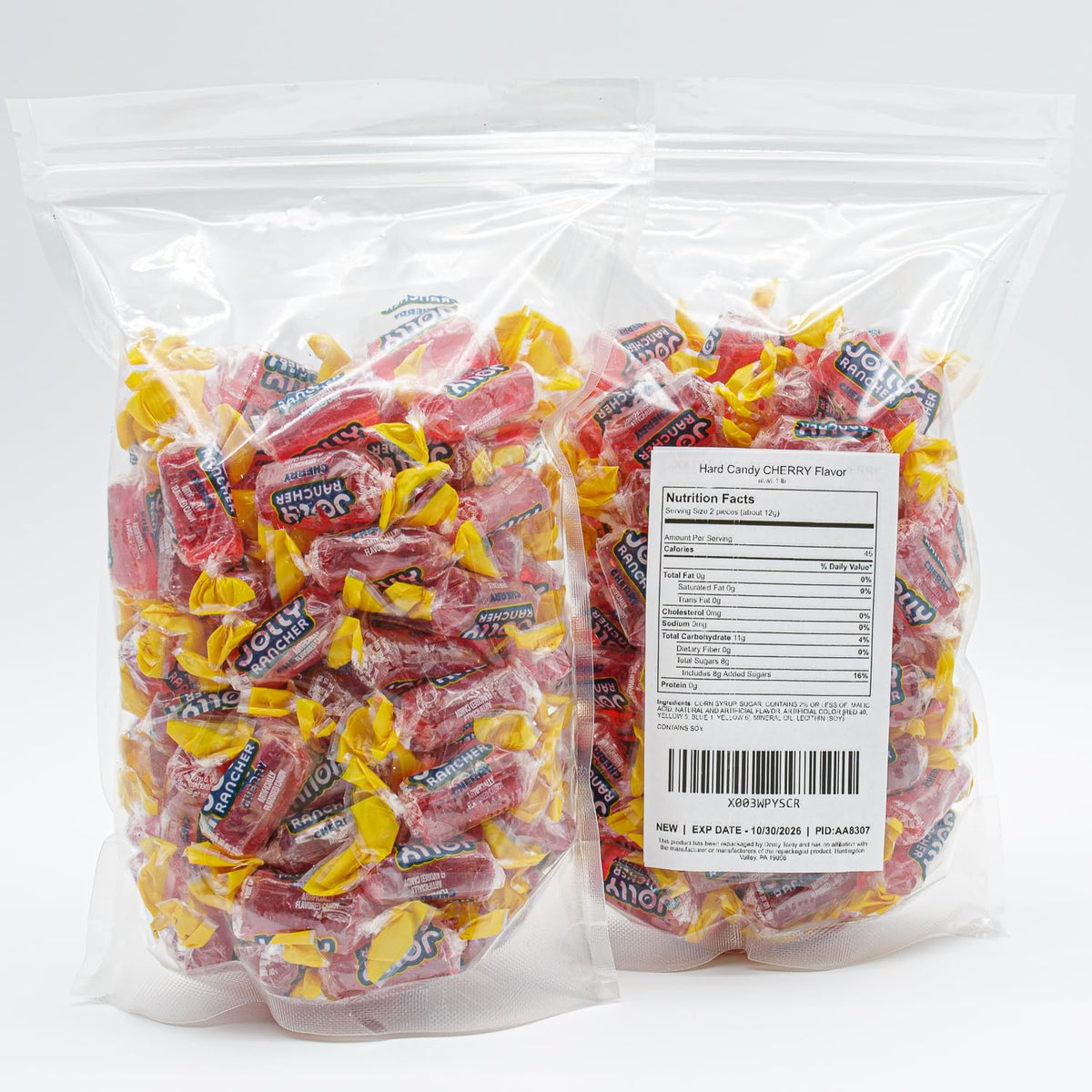 Donty-Tonty Cherry hard candy 74 pieces highlighting bulk value.