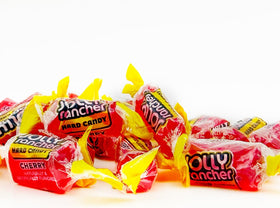 Donty-Tonty CHERRY candy on an office display bowl for quick treats