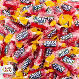 Donty-Tonty CHERRY hard candy bulk display bag on a counter, ideal for gatherings