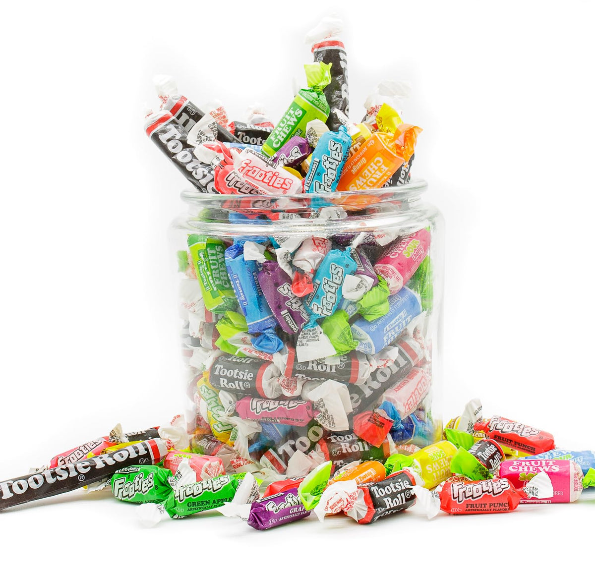 Donty-Tonty chewy candy assorted flavors image highlights variety for parties and snacking.