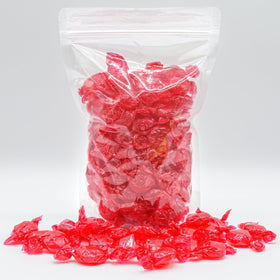 Transparent bag protects from air and moisture while keeping candy visible