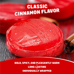 Donty-Tonty cinnamon discs individually wrapped for freshness and easy sharing